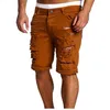 Acácia pessoa nova moda dos homens rasgados calças de brim curtas roupas marca bermuda verão shorts respirável denim shorts male338d