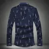 Men Shirts Long Sleeve Summer Print Shirt 2020 Mens Dress Shirts Casual Fashion White Blue Plus Size M- 4XL 5XL 6XL 7XL #3013256A