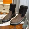 2023-Designer Boots Dames enkellaarzen De nieuwste Chelsea Martin lederen stretch pluche met stijlvolle slanke eenvoudige stijl klassieke alles-in-één