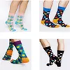 24PCS12 PPAIRS Happy Socks Fashion Wysokiej jakości męską kropkę Casual Cotton Color301r