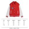 heren designer honkbaljack dames katoenen windjack varsity Lightning letter stiksel enkele rij knopen kleurblok opstaande kraag jas honkbaljack paren