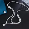 Collana di orecchini set abiti da sposa da sposa stile coreano Ins. Catena di clavicole con zirconi multistrato di lusso leggero a 2 pezzi