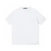 22SS män kvinnor designers t-shirts tee brev jacquard broderi kort ärm man besättning nacke streetwear svart vit grå lila röd333v