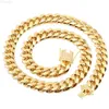 Ska sieraden groothandel ronde Cubaanse sieraden 10k 14k 18k massief gouden ketting ketting ketting