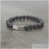 Beaded Update Colorf Arrow Strand Bracelet Lava Stone Essential Oil Diffuser Bracelets Women Mens Fashion Jewelry Drop Delivery Dhzgo
