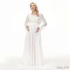 Sukienki macierzyńskie szydełko koronkowe długie sukienki macierzyńskie do sesji zdjęciowej ciąża