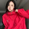 Damenjacken HOUZHOU Harajuku Grüne Jacken Frauen Y2k Streetwear Mäntel Übergroße Herbst Outdoor Übergroße Vintage Jacke Trendprodukte 230919