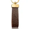 Designer Leather Keychain Key Chain Buckle Lovers Car Keychain Handgjorda nyckelringar Män kvinnor Väskor Pendant Tillbehör 5 Färg 65221