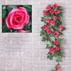 Decorative Flowers Simulation Wall Hanging False Flower Vine Living Room Decoration Green Ceiling Indoor Pipe Ball