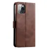 Luxury Leather Case för iPhone 15 14 13 12 11 Pro Max med kortplatsen Flip Wallet Stand Case täcker för Samsung Galaxy A12 A13 A53 S23