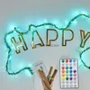 LED STRINGS PARTY DREAM COLOR COLOR GREEN LEAF IVY PAIRY FOR PARTY WALL DECOR USB Firecracker String Light Christams Tree Vine Garland Light HKD230919