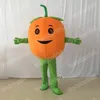 Costume della mascotte della zucca di Halloween Personaggio a tema anime dei cartoni animati di alta qualità Costume per adulti per la pubblicità all'aperto della festa di Natale