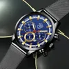 Relojes de pulsera 2023 Moda Relojes para hombre Oro Correa de malla de acero inoxidable Reloj de pulsera de cuarzo Hombres Negocios Casual Cuero Relogio Masculino