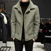 Misturas de lã masculina 2023 roupas de marca homens inverno manter quente casacos de lã granular pano de lã dupla face jaquetas plus size S-4XL L230919