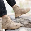 Stiefel Diansen Stahlkappenstiefel für Herren, Militärarbeitsstiefel, unzerstörbare Industrieschuhe, kugelsichere, wasserdichte Sicherheitsstiefel, 230918