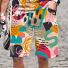 Heren Shorts Dier Luipaard Print Mode 2023 3D Gedrukt Mannen/Vrouwen Patroon Losse Zomer Strand Zwemmen Cool Street chic Casual