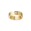 Pierścień designerski dla kobiet uwielbia pierścionek ślubny pierścionek diamentowy tytanowy stalowy złoto nigdy nie zanikający niealergiczny srebrny pierścień; Magazyn 2162583