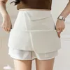 Röcke Sommer frauen Rock Koreanische Mode Einfarbig Zipper Sexy A-line Mini Weibliche Kleidung Houthion