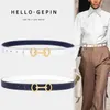 Belts Spot Fashion Double-sided Dual-use Women's Leather Belt Alloy Buckle All-match For Middle-aged And Young People