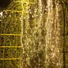 LED Strings Party 280/300 LED Vines Lights Copper Wire Curtain Lamp EU / US Plug Fairy Wedding Party Bedroom Garden Decoration Light String HKD230919