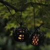 LED Strings Party LED solaire chaîne extérieure fée lumière 6/8 boule étanche flamme vacillante lampe suspendue pour fête de mariage jardin guirlande décor HKD230919