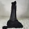 Moderskapsklänningar Sommarmoderskapsfotografering Rekvisita kläder Big Bow Knot Moderskap Foto Fashion Long Dress