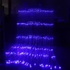 LED STRINGS PARTY 3x2M/3x3M/6x3M防水式滝fall落とがらのカーテンストリングライトパーティーホリデークリスマスライトウェディングガーデンデコレーションHKD230919