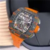 Richarmill horloge Automatische mechanische horloges Bewegingspolshorloge Zwitserse Seires Herenserie RM 1103 Limited Edition Speciale mode Sportchronograaf WN-C2JN
