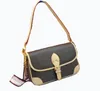 Дизайнерские сумки Женская сумка через плечо Diane через плечо женские сумки кожаные цветы с буквами маленькие сумки под мышками стилистическая косметичка