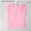 Yogakleding Lu-088 Dames T-shirts Dames T-shirt Hoog-elastisch Ademend Hardlooptop Sneldrogend Naadloos Korte mouwen Sport-wielrennen Gymkleding lu goodG