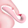 Sexspielzeug-Massagegerät, 3-in-1-Dildo-Vibrator zum Zungenlecken für Frauen, G-Punkt-Klitoris-Stimulator, weibliche Masturbation, erotische Lieferungen für Erwachsene