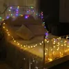 Altre forniture per feste per eventi 15m3m6m10m LED Star String Lights Ghirlanda di Natale Batteria Alimentata tramite USB Tenda da matrimonio Lampade da fata per la casa 230919