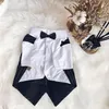 Formal Dog Clothes Wedding Pet Suit Costume Tuxedo For Small Medium s Pug French Bulldog Bow Tie s Y200330254D