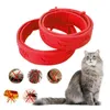 Hundhalsar Leases Pet Cat Collar Anti Flea Mite Lice Insecticid Mygg utomhus justerbara långvariga skyddstillbehör 230919