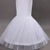 2021 Sexig bröllopsklänning One Hoop Petticoat Crinoline för sjöjungfruklänningar Flounced Petticoats slip Brudtillbehör209R
