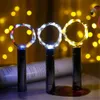 LED -strängar Party 10st/Lot LED Wine Bottle Lamp 10LEDS 20LEDS BAKKA KOPPER TRÅDER Sträng för Wedding Christmas Halloween Party Decoration HKD230919