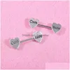 Nipple Rings Update Y Letter Heart Ring Stainless Steel Tongue Bar Body Piercing Jewelry For Women Gift Drop Delivery Dhfbs