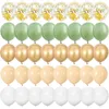 Autres fournitures de fête d'événement 40pcs 12inch Rose Gold Confetti Latex Ballons Joyeux Anniversaire Décorations Enfants Adulte Garçon Fille Baby Shower Mariage 230919