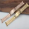 Watch Bands Watch Band 12 14 15 16 17 18 19 20 21mm 22mm 23mm 24mm Stainless Steel Watch Strap Curved End Butterfly Buckle Strap Bracelet 230918