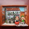 Kylmagneter Cantabria Spanien 3D resor souvenir kylskåp magnetiska klistermärken hem dekoration 230919