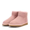 Botas de desenhista Austrália Chinelos Tasman Tazz Womens Plataforma Botas de Inverno Menina Clássico Bota de Neve Tornozelo Curto Mini Pele Preto Castanha Rosa Sapatos Ao Ar Livre