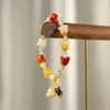 Strand Natural Colorful Jade Bracelet Women Healing Gemstone Fine Jewelry Hetian Jades Nephrite Orchid Charm Flower Bracelets Bangles