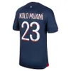 23 24 Fußballtrikots KOLO MUANI MBAPPE ARSENSIO Maillots de Foot GONCALO RAMOS VITINHA Top Thailand 2023 2024 Fußballtrikot HAKIMI Camiseta Futbol