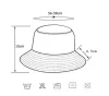 Shinny Party Laser Bucket Hat Stage Wear Pu Leather Sparkle Wide Brim Fisherman Hats Christmas Music Festival Holographic Hip Hop Cap Metallic Color for Men Women