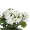 Decoratieve bloemen Duurzaam Kunstbloem Plant 1 Bossen 36cm 5 Takken Mooi Decor Elegantie Geranium Vervanging Feestwinkel