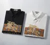 camisa de vestir de diseñador 2#0 BU Vestido de verano con estampado bordado y cuello redondo, estilo polar, camisas informales de algodón para hombres, camisa de vestir informal Lauren Ralph Polo