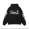 Sweatshirts Hellstar Studios Designer Clothing All Star Print Men's And Women's Loose Hooded Sweater Casual Pants Set Fashion