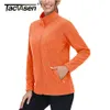 Giacche da donna TACVASEN Primavera/Autunno Giacche in pile leggere Donna Sport Felpe calde Termiche Casual Dolcevita Maglione Cappotti Top 230919