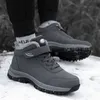 Botas botas masculinas mulheres deslizamento em sapatos de inverno para homens botas de tornozelo à prova dwaterproof água botas de inverno masculino botines de neve botas de caminhada femininas 230918