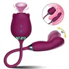 Sex Toy Masseur Rose Sucer Vibromasseur pour Femmes Gode Doigt Wiggling Vibrant Sucker Léchage Oral Stimulation du Clitoris Femme Adulte